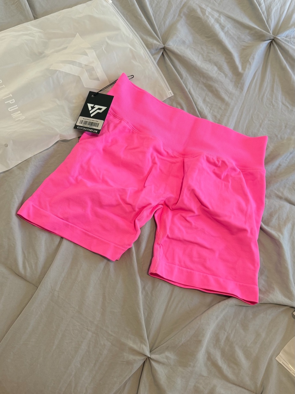Keep That Pump pink shorts